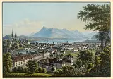 Luzerne vers le Righi, prise depuis le Gutsch by Johann-Rudolf Dikenmann, aquatint, offered Jun 2017