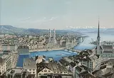 Zürich by Johann-Rudolf Dikenmann, aquatint, sold Jun 2017