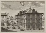 Hotel de la Ville de Zuric by David Herrliberger, etching, offered Jun 2017