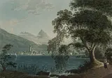 Vue d'Arth by Johann Jakob Wetzel, aquatint, sold Jun 2017
