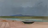 Palavas les flots / Ouest de Marseilles", 1957 by Albert Chavaz, oil on canvas, offered Jun 2017