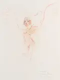 Candy Stevens Dancer by Hans Falk, mixed media, offered Jun 2017