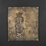 Mann mit Hut by Franz Fischer, bronze, sold Jun 2017
