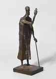 Mann mit Stock by Franz Fischer, bronze, sold Jun 2017