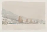 Landschaft by Gérard de Palézieux, watercolor, sold Jun 2017