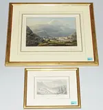 Amsteg by Amsteg u. Seelisberg, aquatint, sold Jun 2017