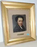 Zugeschrieben Selbstportrait by Louis Léopold Robert, oil on canvas, sold Jun 2017