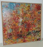 Ohne Titel by Elyssey Russo, oil on board, sold Jun 2017
