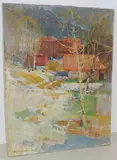 Der letzte Schnee, 1961 by Armin Schwarzenbach, oil on canvas, offered Jun 2017