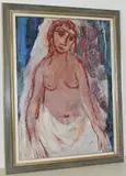 Studio di Figura, 1988 by Florindo Soldini, oil on board, offered Jun 2017