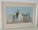 Bauruine in den Banlieues von Paris, 1969 by Rudolf Zender, oil on canvas, offered Jun 2017