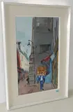 Pariser Strassenszene, 1964 by Rudolf Zender, oil on canvas, sold Jun 2017