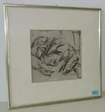 Sportler by Max Gubler, 1918, ink, offered Jun 2017