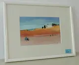 Landschaft by Hans Ruedi Sieber, watercolor, offered Jun 2017
