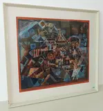 Ohne Titel by Hans Rudolf Strupler, mixed media, sold Jun 2017