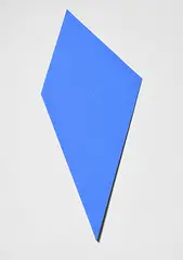 Ohne Titel" (blau) by Wolfram Ullrich, 2000, acrylic, sold Mar 2017