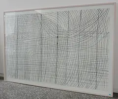 Ohne Titel by Thomas Müller, 2001, ink, sold Mar 2017