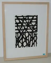 Ohne Titel by Thomas Müller, 2002, chalk, sold Mar 2017