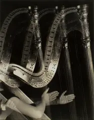 Three Harps by Imogen Cunningham, 1935, gelatin silver print, sold Nov 2023
