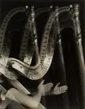 Three Harps by Imogen Cunningham, 1935, gelatin silver print, sold Nov 2023