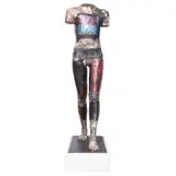 Untitled (Figure) by Dan Corbin, 1993, mixed media sculpture, sold Nov 2023