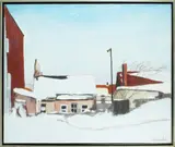 Sunday Wind by Gilles Labranche, 1983, oil on canvas, sold Nov 2023