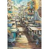 Untitled by Warren Woodward, oil on canvas, sold Nov 2023