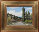 Backroad - New Mexico by Stephen Day, 2004, oil on canvasboard, sold Nov 2023