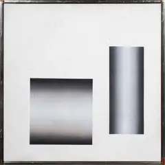 Metallurgy by Jack Brusca, 1968, acrylic on canvas, sold Nov 2023