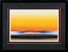 Reflection by Tetsurō Sawada, 1987, serigraph, sold Nov 2023