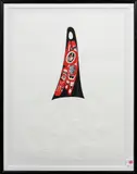 Untitled by Marvin Oliver, 1996, serigraph, sold Nov 2023