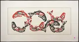 Untitled by Marvin Oliver, 1989, serigraph, sold Nov 2023