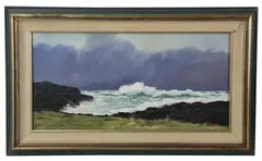 Storm Clouds by Robert Oliver, oil on canvas, sold Oct 2026