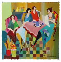 Noon Day by Itzchak Tarkay, serigraph. Provenance: Mashpee, sold Oct 2026