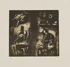 Ideas for Metal Sculpture IV by Henry Moore, lithograph, sold Sep 2025