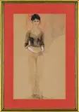 Portrait of a Young Woman by Ryno Swart, watercolour on paper, sold Sep 2025