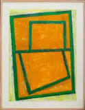 Untitled by Bruce Cunningham, 1987, Acrylic on Paper, sold Mar 2025
