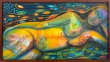 Yasodara by Jennifer Joyce, Oil on Canvas, sold Mar 2025