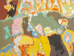 Brief Encounter by Lawrence Glickman, 2011, Acrylic on Canvas, sold Mar 2025