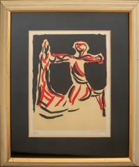 Cavalier by Marino Marini, Lithograph in Colors, sold Mar 2025