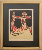 Cavalier by Marino Marini, Lithograph in Colors, sold Mar 2025