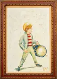 The Drummer by William Ray McCauley, Oil on Canvas, sold Mar 2025