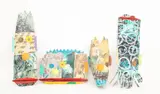 Untitled by Four David Van Hee, Mixed Media Metal Masks, sold Mar 2025