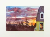 Winter Solstice by Tom McCobb, Watercolor on Paper, sold Mar 2025