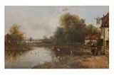 Untitled by Frederick William Watts, oil on canvas, offered Nov 2022