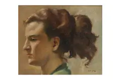 Untitled by Cecilia Beaux, oil on canvas, offered Nov 2022