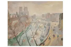 Untitled by Abel Gerbaud, oil on canvas, offered Nov 2022