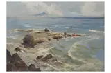 Untitled by George Kotsakis, oil on canvas, offered Nov 2022