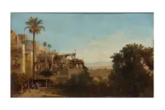 Untitled by Prosper Marilhat, oil on canvas, offered Nov 2022