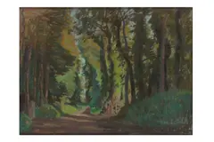 Untitled by William Samuel Horton, pastel, offered Nov 2022